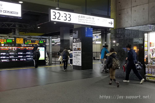 JR電車-33.34番線乗り場